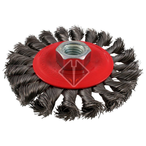 CARDA CIRCULAR TRENZADA 6 CAL20 x 5/8 PLANA
