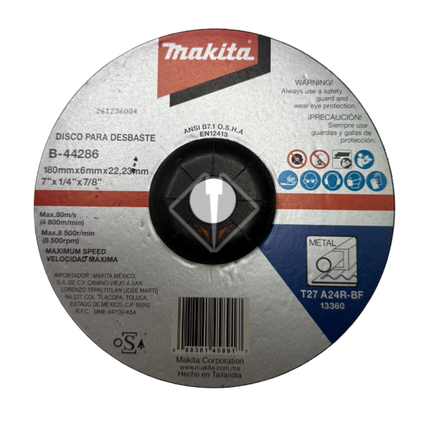 DISCO DESB METAL 7 x 1/4 MAKITA  B44286